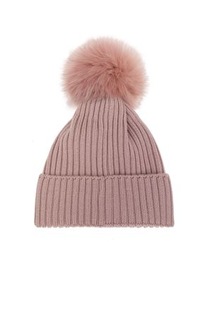 pink virgin wool cap MONCLER KIDS | J29543B00014M113151A